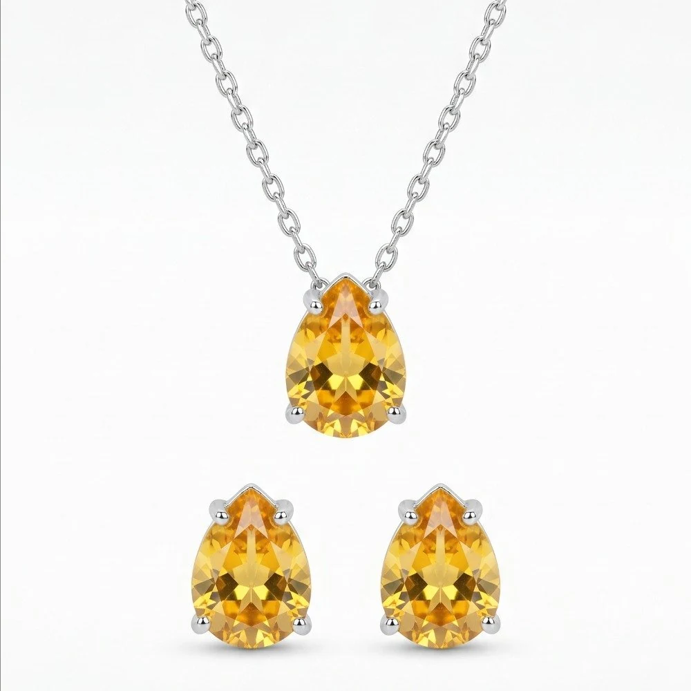 Conjunto mini gota amarelo queimado, foto 1