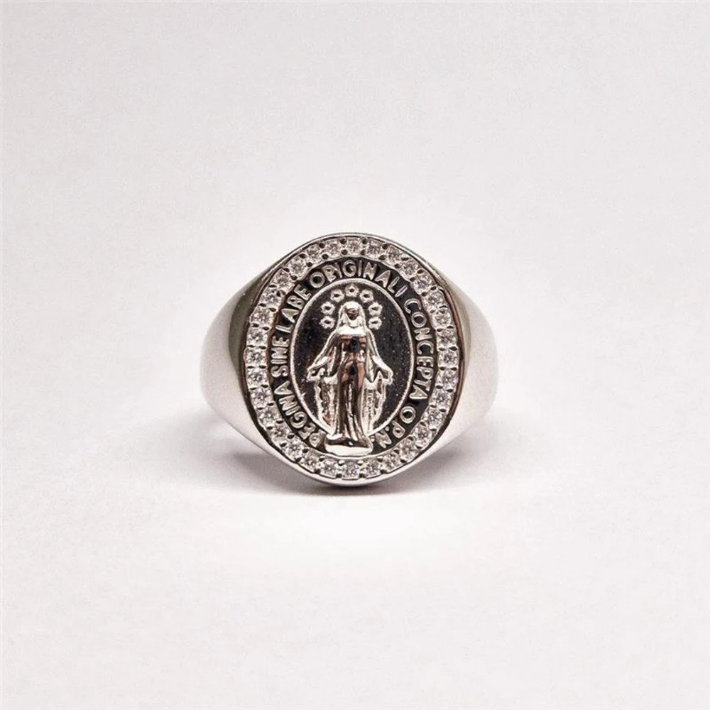 Anel Nossa Senhora Moissanite 0.192ct, foto 1