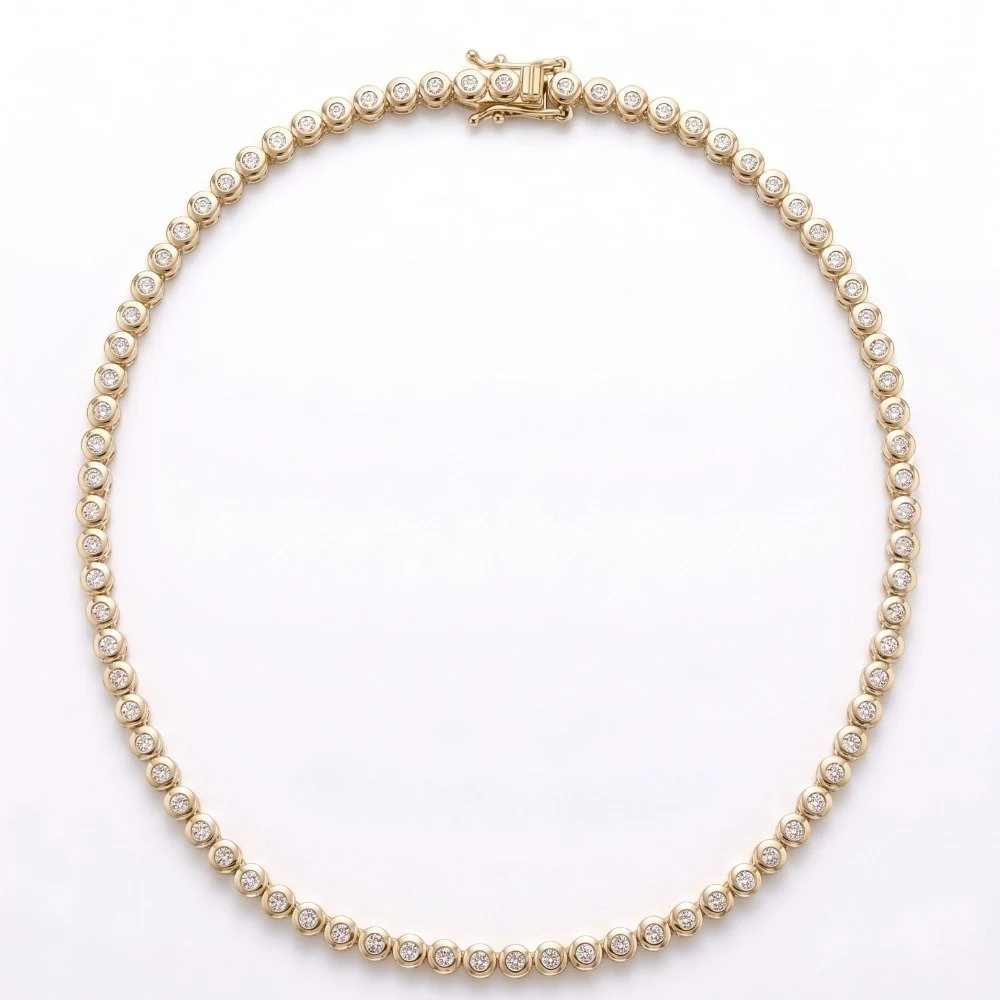 Riviera 2mm cravação inglesa - dourado, foto 1