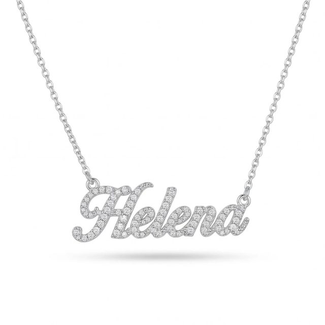 Colar personalizado em Moissanite